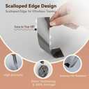 zvp Double Sided Nano Tape, Removable Heavy Duty Mounting Foam Tape, Adhesive Tape for Wall, Carpet, Poster and Picture Hanging Strips (Gray, 1.15 * 394 in)