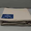 Bedsure 100% Washed Cotton Duvet Cover Queen Size - Natural Minimalist Cotton Duvet Cover Linen Like for All Seasons - GentleSoft Plain Simple Bedding (Natural, Queen, 90"x90")