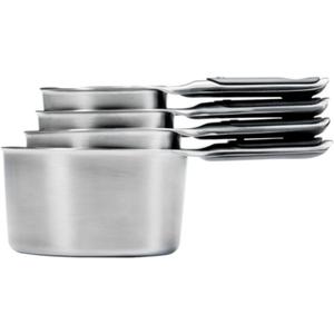 OXO Good Grips 4 Piece Stainless Steel Measuring Cups with Magnetic Snaps