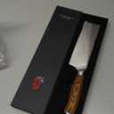 TUO Nakiri Knife 6.5" Japanese Vegetable Cleaver, Chef Knife for Kitchen Vegetable Chopping, German High Carbon Stainless Steel, Ergo Pakkawood Handle