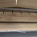 Solid Pine Wire Shelf Covers, 16" D x 25" L, Tool-Free Pantry Rack, 25" Length