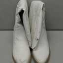 DREAM PAIRS Women's Embroidered Western Pull-On Knee-High Cowboy Boots (8.5, White)