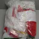 Santa Suit Adults Men Christmas Santa Claus Costume for Men Deluxe Fancy Cosplay Outfit Santa Hat Beard Sack