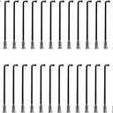 Bicycle Spokes Electric Bicycle E-Bike Tricycle Wheel 12G 2.5mm Steel 72mm-305mm with Copper Cap 28pcs Black