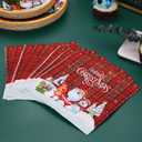 Christmas Plates and Napkins-Christmas Paper Plates Disposable Party Dinnerware Set Serves 24 Guests,Christmas Party Plates Set for Winter Holiday Decorations-Buffalo Plaid Party Supplies (Chrismas)