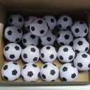 Hxezoc Mini Soccer Stress Balls 20 Packs Soccer Foam Sports Balls Small Squeeze Anxiety Bulk Toy Ball for Kids Soccer Birthday Party, School Carnival Party Supplies