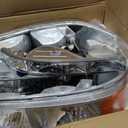 Headlights Assembly for 99-07 GMC Sierra, Compatible with 99-06 GMC Yukon Headlamp Replacement Chrome Housing Driver & Passenger Side