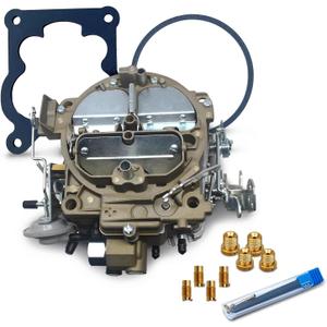 Rochester Quadrajet Carburetor 4 Barrel Carburetor - Compatible with Chevy Quadrajet 1901R 4MV Chevy 66-73 Manual Divorced Choke Replace Corvettes 75-79 650 CFM Carb Chevrolet Engines 327 350 427 454