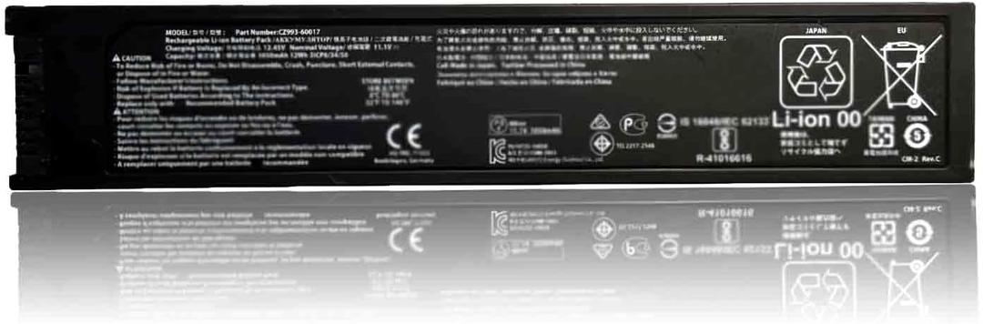 CZ993-60017 Replacement Battery for OfficeJet 200/200C/250/252/252C/258/202/202C/208/250 Mobile Printer 1050mAh 11.1V