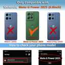 2 x for Motorola Moto G Power 2025 Case, Clear Soft TPU Anti-Yellowing, Wireless Charging Compatible, 4 Corners Airbag Ultra Slim Shockproof Protection Phone Cover for Moto G Power 5G 2025 (Clear)