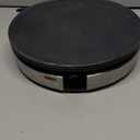 Gourmia 12 Crepe Maker  Nonstick Electric Griddle for Pancakes, Omelets & More, Precise Temp Control with Indicator Lights, Includes Spatula & Batter Spreader, Quick Cleanup, Stainless Steel Trim