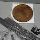 YIZAIJIA Plant Stand Indoor Corner Tall 2 Tier Metal Modern Flower Storage Plant Shelf Holder for Living Room Balcony Garden,Black (2 Tier-Black Round)