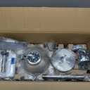 52 Inch Quiet DC Motor 6 Speed High CFM Modern Ceiling Fan with Lights Remote Control, 3 Blade Indoor Silver Ceiling Fan for Bedroom, Office, Living Room