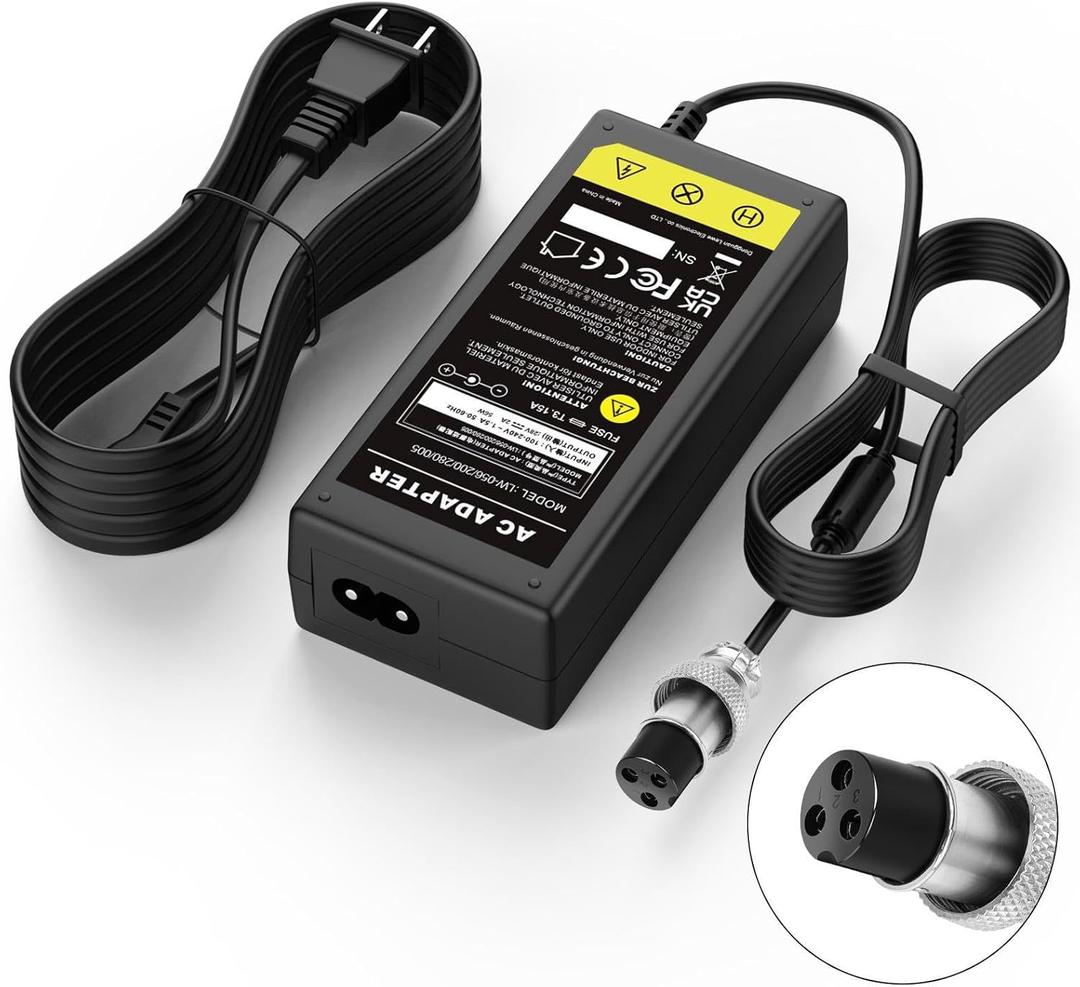 24V 2A Electric Bike Scooter Battery Fast Charger for Razor CC2420 E100 E125 E150 E175 E200 E225S E300 E325S E500 MX350 MX400 PR200 Pocket Mod Rocket, Dirt Quad, Mini Chopper Sunl City Express etc.