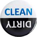 5 x Dishwasher Magnet Unwashed or Clean Premium Made in USA Flip Magnet Dish Washer Chores Ends Common Problems Save Time Waterproof and Durable Non Scratch Two Easy to See