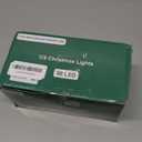 Dirnun C9 Led Christmas Lights Outdoor Christmas Decorations Commerical Grade 50Led 33ft Christmas Tree Lights Set for Indoor Outdoor Wedding, Holiday, Party, Home Christmas Decorations(White)