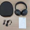 LORELEI QC30 Hybrid Active Noise Cancelling Headphones, 60H Playtime, Built-in Mic, Wireless Over Ear Headsets with Case,Bluetooth 5.4,Deep Bass Comfort Fit Soft-Earpads Fast Charging -Space Black