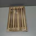 Bread Cutting Board with Crumb Catcher Tray Wooden Holder Bread Tray for Serving Bread Slicers for Homemade Bread Cutting Boards for Kitchen with Holder