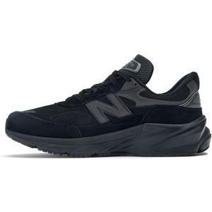 New Balance Unisex Adult Made in USA 990 V6 Sneakers (8.5 Wide Women/7 Men, Black/Black)