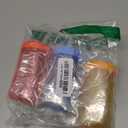 The First Years Squeeze & Sip Toddler Straw Cups - Squeezable Transition Sippy Cup with Silicone Straw - Toddler Feeding Supplies - Blue/Yelllow/Red - 7 Oz - 3 Count - Ages 6 Months and Up