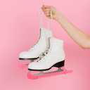 Cosmos 2 Pieces Ice Skate Guards Hockey Shoe Blade Covers Hockey Skates Blade Guards Ice Skating Protector Ice Hockey Equipment with Adjustable Buckle for Ice Skating, Figure Skates, Hockey