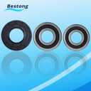 Front Load Washer Tub Bearings and Seal Kit Compatible for LG & Kenmore Etc Replacement Part 4036ER2004A 4036ER4001B 4280FR4048E 4280FR4048L - Black