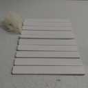 Stone Drying Mat for Kitchen Counter, Large Stone Dish Drying Mat Foldable, Absorbent Diatomaceous Earth Bath Mat Quick Dry for Kitchen Dishes Bottles Cups Bathroom Any Countertop 23" x 15.3"