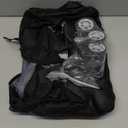 WOOMADA Expandable Foldable Rolling Duffel Bag with Wheels, Detachable Rolling Backpack Weekend Bag for Travel, Business, Camping, Gift for Parents, Spouse(Black Checkerboard)