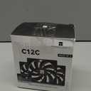 Thermalright TL-C12C X3 CPU Fan 120mm Case Cooler Fan, 4pin PWM Silent Computer Fan with S-FDB Bearing Included, up to 1550RPM Cooling Fan3 Quantities