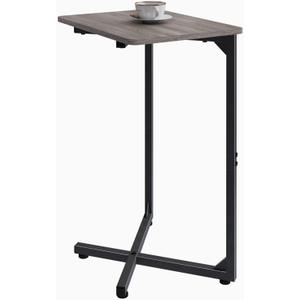 NEFROM C-Shaped End Table, Small Couch Side Table, Sofa TV Tray Table for Living Room, Bedroom, Bedside ET-X-GYW1