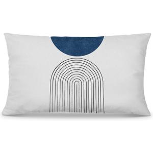 Nogrit Navy Blue Boho Pillow Covers 12x20, Mid Century Modern Throw Pillow Cases, Boho Decor for Living Room & Bedroom