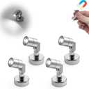 Metal Miniature LED Light,Tiny Spot Lights with Magnet Base,Battery Operated LED Lights,Wireless Miniature Spot Light for Artwork Painting,Jewelry Showcase,DIY Hand Craft (Cool White)