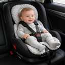 KAKIBLIN Infant Car Seat Insert, Carseat Head Insert & Body Support for Newborn, 2-in-1 Reversible Newborn Car Seat Cushion, Soft Stroller Insert for Car Seats, Bouncer, Strollers, Swing