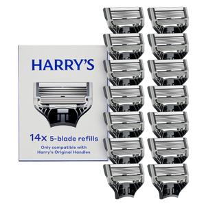 Harry's Original Razor Blades for Men - 14 Count - Premium Razor Blade Refill Cartridges - German Engineered