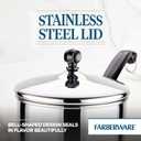 Farberware Classic Stainless Steel Sauce Pan/Saucepan with Lid, 3 Quart, Silver