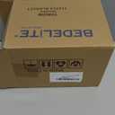 BEDELITE Fleece Throw Blanket for Couch - 300GSM Soft & Warm Fluffy Cream White Blanket, Decorative and Giftable Striped Blankets for Women, Men, 50"x60"