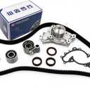 Timing Belt Water Pump Kit with Gaskets fits for 1994-2001 For Toyota Camry For Lexus ES300,1998-2003 For Toyota Sienna Solara For Lexus RX300,1995-2004 For Toyota Avalon 1MZFE 24V