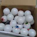 Liliful 48 Pcs Halloween Egg and Spoon Race Game Set Eyeball Spoon Race Game for Halloween Outdoor Fun Games Party Favor Supplies Indoor Activities(Blue, Orange, Red, Green)