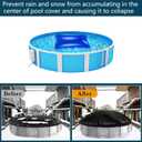 4'x8' Pool Pillows for Above Ground Pools, Winterizing Ice Equalizer 0.4mm Ultra Thick Pool Cover Air Pillow for Winter, Pool Closing Kit for Swimming Pool, 50ft Rope Included (Rectangular Style)