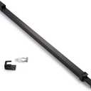 Ideal Security Sliding Door Security Bar for Patio Doors and Sliding Glass Doors, Black, Recyclable Cardboard Package, (25.75-47.5 Inches)