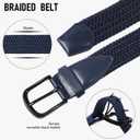 Kajeer Kids Belt for Boy Stretch Pin Buckle Elastic Woven Casual Toddler Youth Belt