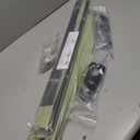 Double Curtain Rod, 72 to 144 Inch Extra Long Dual Curtain Rods with Aluminium Modern End Cap Finial, 1 Inch Adjustable Heavy Duty Window Treatment Rod, Telescopic Metal Double Drapery Pole Set