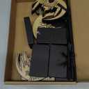 Briwooody 6 Pcs Ramadan Decorations Eid Mubarak Wooden Sign Set Moon Star Shape Tall Standing Islamic Ramadan Table Centerpiece Tabletop Decor Farmhouse Wood Block for Muslim Party Home Decorations