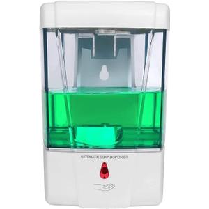 Soap Dispenser Induction Hand Sanitizer Automatic Hand Sanitizer Wall-Mounted Electric Hand Sanitizer (White)
