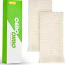 2 Pack Boho Hand Towels for Bathroom Kitchen Spa Guest Soft Absorbent Decorative Cotton Towels Farmhouse Bathroom Linen Set Cream White(14x30 Inch)