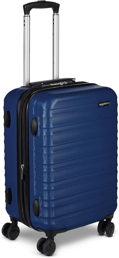 Amazon Basics 21" Hardside Carry-On Luggage, Hardshell Suitcase With Wheels, Expandable For Up to 25% More Space, With Scratch-Resistant Surface, Four Multi-directional Wheels, Black Amazon Basics 21" Hardside Carry-On Luggage, Hardshell Suitcase With Wheels, Expandable For Up to 25% More Space, With Scratch-Resistant Surface, Four Multi-directional Wheels, Black