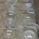 12 Pack 26 oz Plastic Fish Bowls Mini Clear Fish Bowls Small Round Fishbowl Aquarium Bulk for Centerpieces Home Decor Party Favors