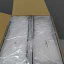 Vertical File Holder, Clear PET Desk Organizer and Storage Bins Holding for Magazines, Binders, Notebooks, Envelopes, Multi-purpose Plastic Document Organizer for Home Office, 4 pack