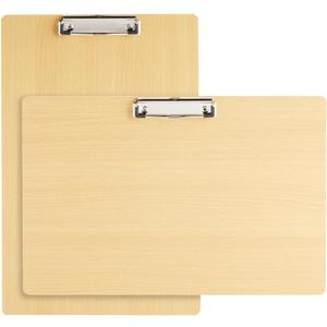 Paper Junkie Extra-Large Legal-Size Wooden Clipboard - Clipboard, Retractable Hook - Surface for Drawing Wooden Board - Multi-Orientation Legal Paper Support - 2-Pack,11.5 x 17.4 in