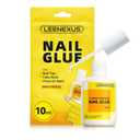 Super Strong Brush On Nail Glue,Advanced Resin Formula with Deep Micro-Anchoring 10ml Long Lasting Nail Bond Glue Gel for Press On Nails, Nail Tips & Acrylic Fake Nails, Mess Free & Fast Drying